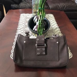 Women’s Dark Brown Belted Style Mini Handbag